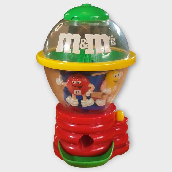 M&M's Collectible Fun Machine Spinning Candy Dispenser Red & Yellow M&Ms - Picture 2 of 8